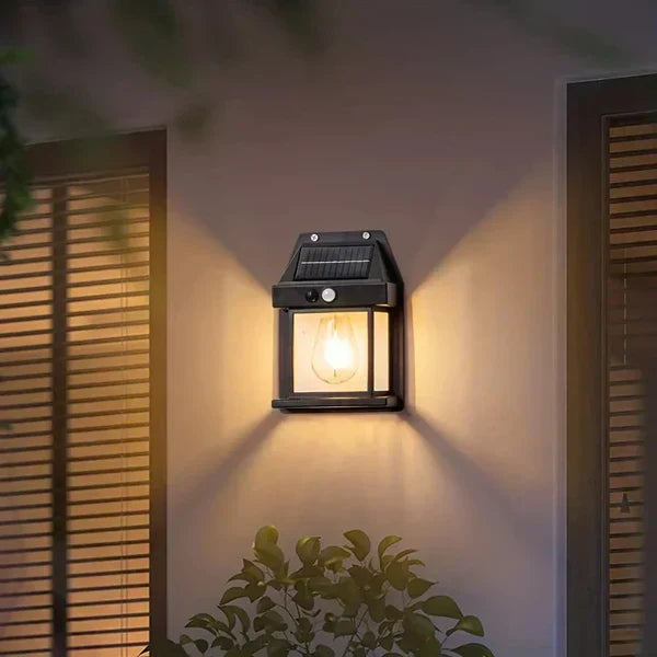 Solar Outdoor Wall Light with Motion Sensor