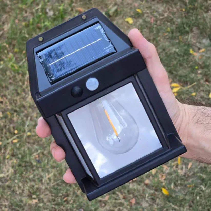 Solar Outdoor Wall Light with Motion Sensor