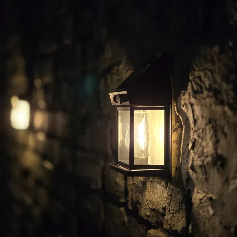 Solar Outdoor Wall Light with Motion Sensor