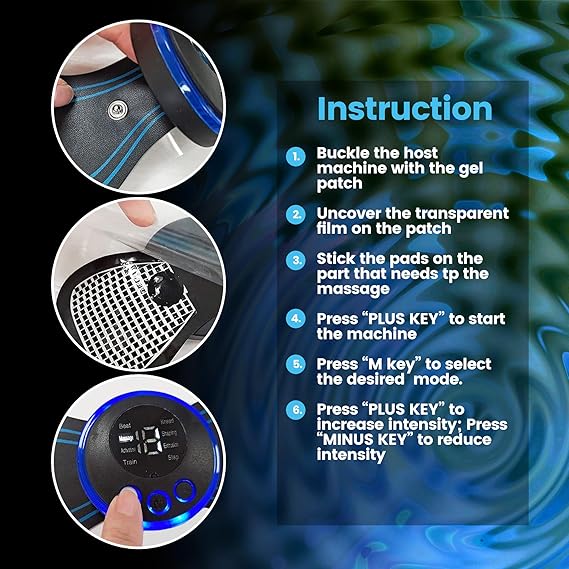Mini Body Massager Pulse Neck Pain Relief