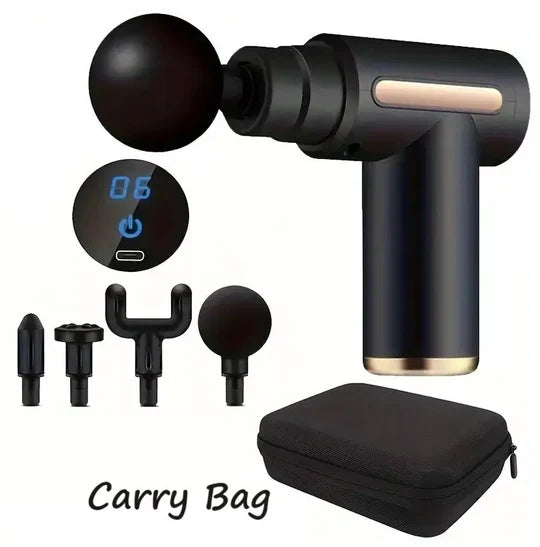 Massage Gun Deep Percussion Massager Muscle Vibration Relaxing Therapy Tissue