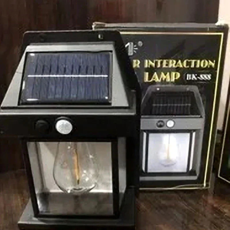 Solar Outdoor Wall Light with Motion Sensor