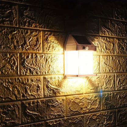 Solar Outdoor Wall Light with Motion Sensor