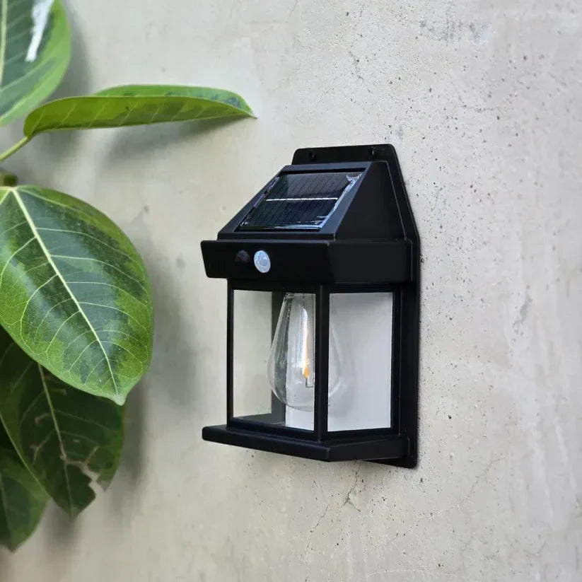 Solar Outdoor Wall Light with Motion Sensor