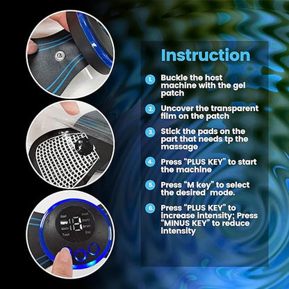 Mini Body Massager Pulse Neck Pain Relief