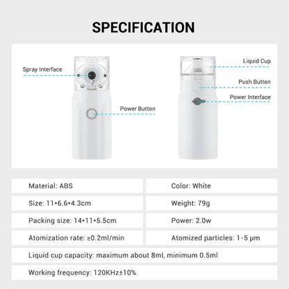 Mini Portable Nebulizer