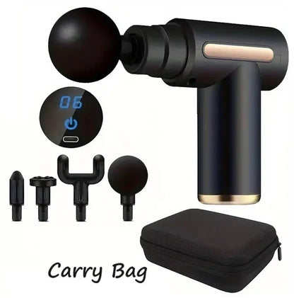 Massage Gun Deep Percussion Massager Muscle Vibration Relaxing Therapy Tissue